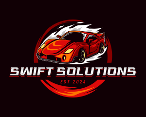 Car Racing Automotive  logo design