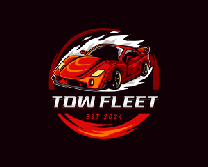 Car Racing Automotive  logo design