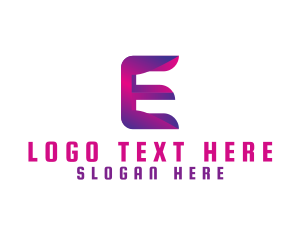 Modern - Generic Modern Tech Letter E logo design