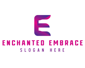 Generic Modern Tech Letter E logo design