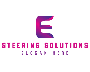 Generic Modern Tech Letter E logo design