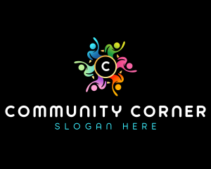 Humanitarian Social Community logo design