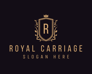 Royal Shield Crown Monarch   logo design