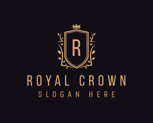 Royal Shield Crown Monarch   logo design