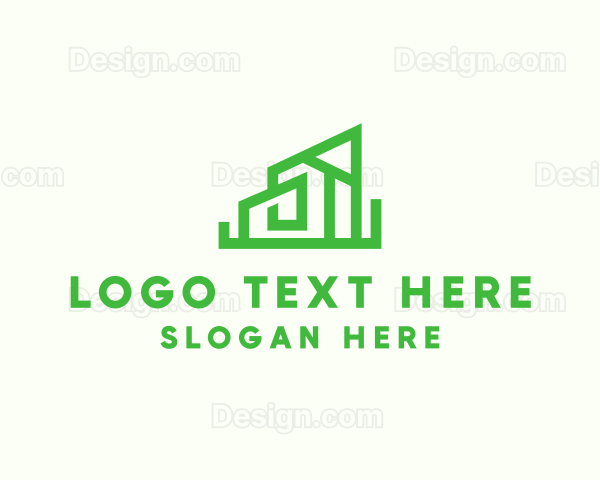 House Building Construction Logo