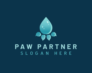 Pet Paw Groomer logo design