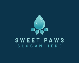 Pet Paw Groomer logo design