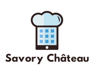 Chef Hat Mobile Apps logo design