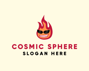 Hot Burning Flame logo design