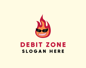 Hot Burning Flame logo design