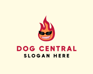 Hot Burning Flame logo design