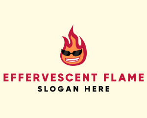 Hot Burning Flame logo design