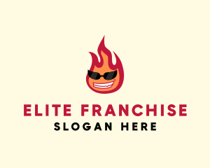 Hot Burning Flame logo design