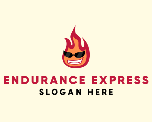 Hot Burning Flame logo design