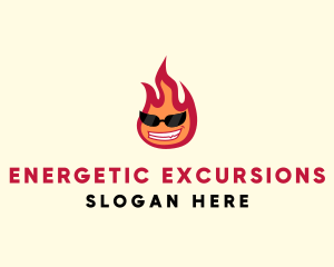 Hot Burning Flame logo design