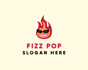 Hot Burning Flame logo design