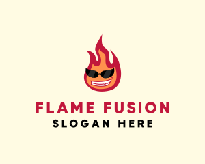 Hot Burning Flame logo