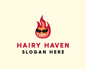 Hot Burning Flame logo design