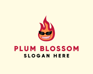 Hot Burning Flame logo design