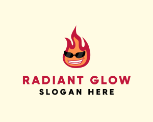 Hot Burning Flame logo design