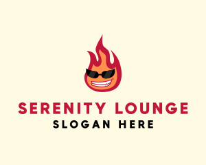 Hot Burning Flame logo design