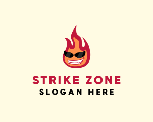 Hot Burning Flame logo design