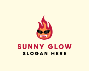 Hot Burning Flame logo design