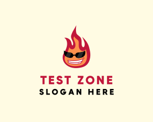 Hot Burning Flame logo design