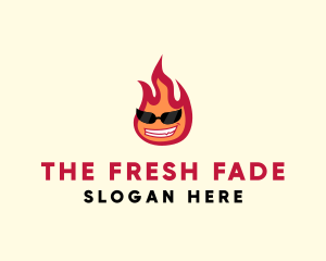 Hot Burning Flame logo design