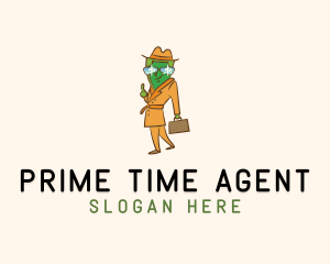 Investigator Dollar Agent logo design