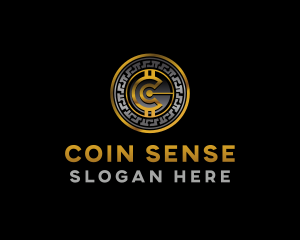 Crypto Coin Investment logo design