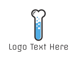 Test Tube Bone Logo