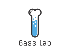 Test Tube Bone logo design