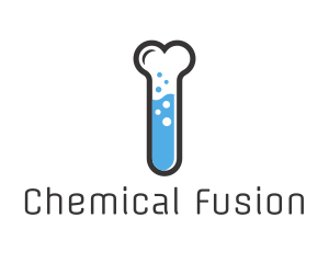 Test Tube Bone logo design