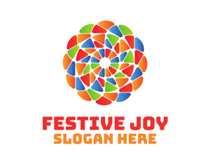 Cultural Festival Flower logo design