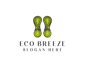 Eco Nature Footprint logo design