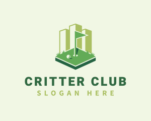 Golf Country Club  Building logo design