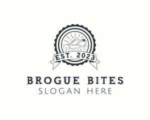 Formal Brogue Shoes logo design