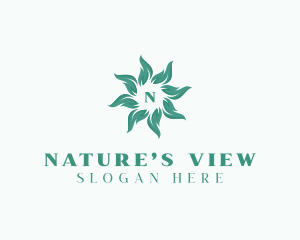 Nature Herbal Vegan logo design