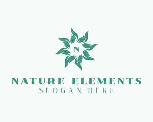 Nature Herbal Vegan logo design