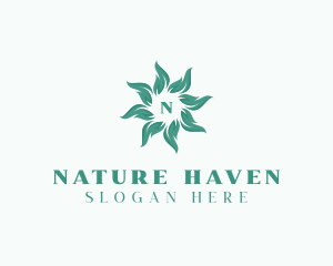 Nature Herbal Vegan logo design