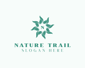 Nature Herbal Vegan logo design