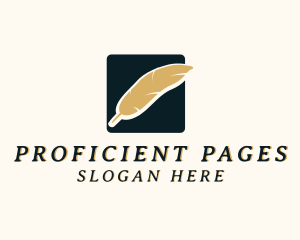 Pen Feather Writing logo