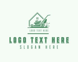 Backyard Lawn Mower Logo