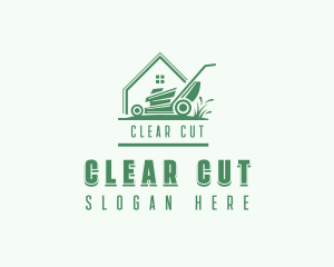 Backyard Lawn Mower logo design