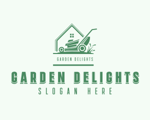 Backyard Lawn Mower logo design