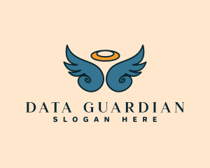 Guardian Angel Wings logo design