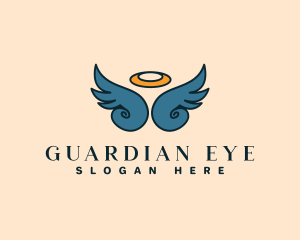 Guardian Angel Wings logo design