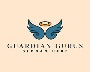 Guardian Angel Wings logo design