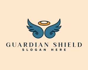 Guardian Angel Wings logo design